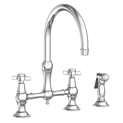 Fairfield Kitchen Bridge Faucet with Side Spray
