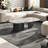 Luxe Marble French Solid Wood Coffee Table