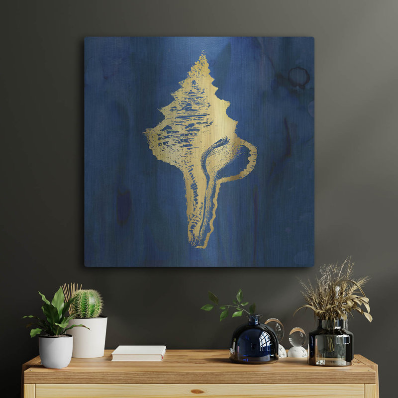 «Indigo Sea Treasure I» par Carol Robinson, H 24 po x l 24 po