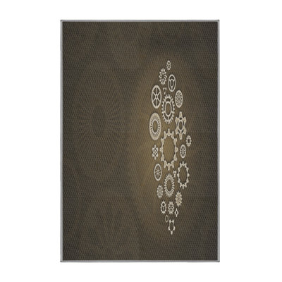 Tapis brun Gracie-Mai
