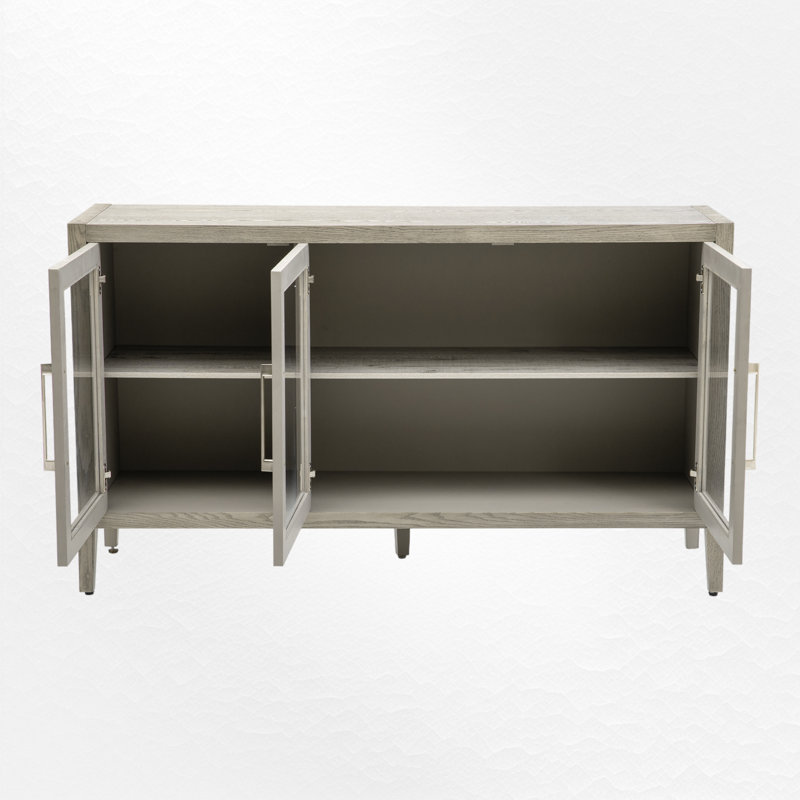 Lewiss 58.2 " W Sideboard, Gray
