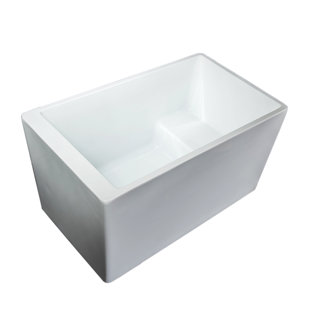 47'' x 28'' Freestanding Soaking Acrylic Bathtub