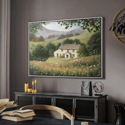 Paysage rétro - CCXLV III - Impression sur toile tendue