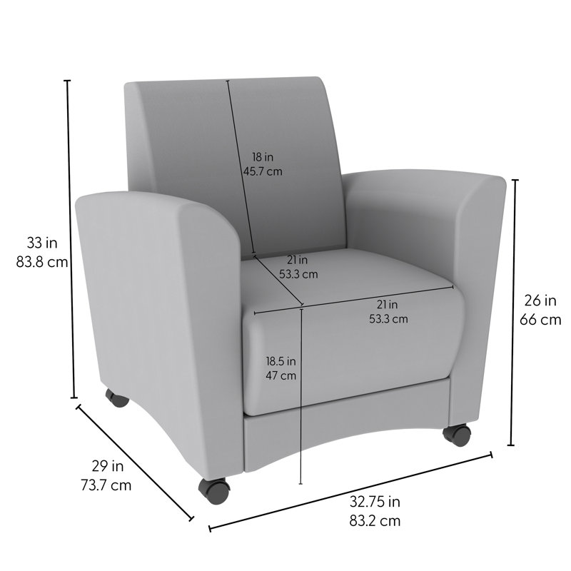 Chaise rembourrée Pro Series, Bleu marine