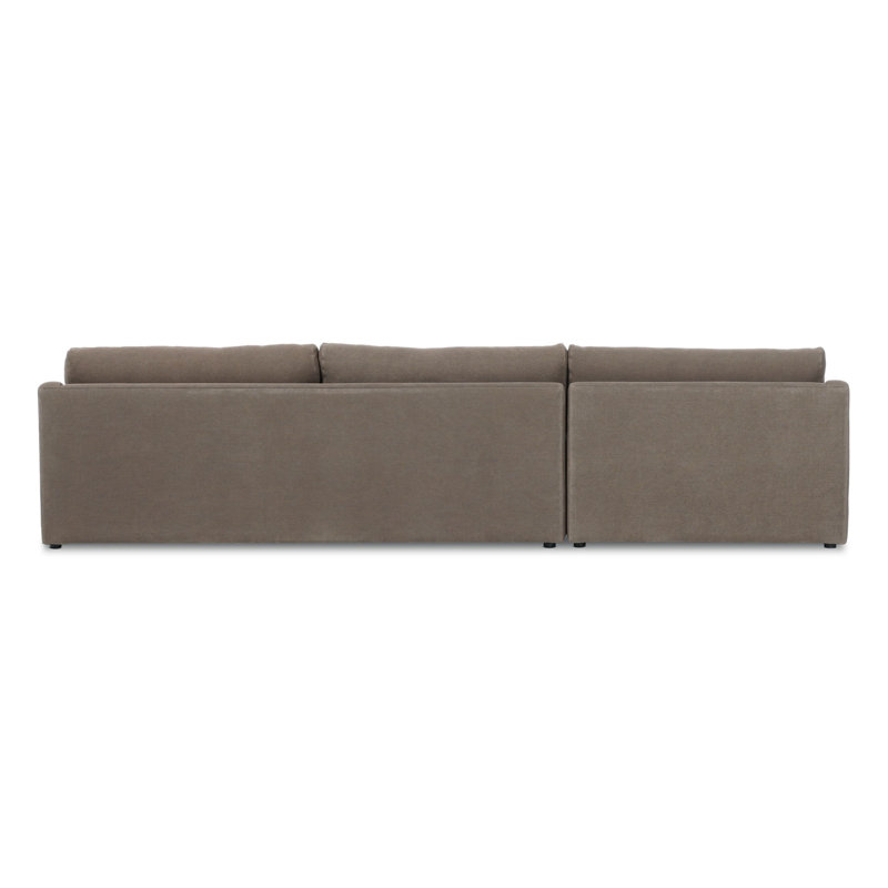 Aurelia 2-Piece Sectional, Left Hand Facing, Boatway Coffee Linen