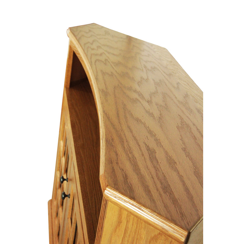 Clopton Unfinished Corner TV Stand for TVs up to 65", Light