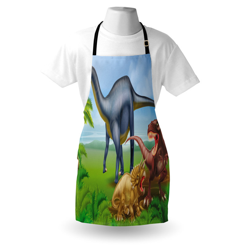 Multicolore, tablier East Urban Home Dinosaur