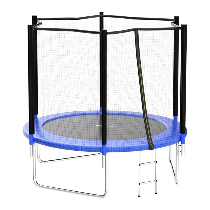Trampoline AOTOB 8FT pour enfants / adultes avec filet / échelle pour enclos de sécurité