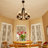 Royst 6 - Light Unique Wagon Wheel Chandelier