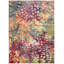 Tapis abstrait rose / vert / jaune Isabea-1377233238