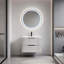 Meuble-lavabo flottant moderne avec lavabo et tiroirs en céramique-960417649-960417663