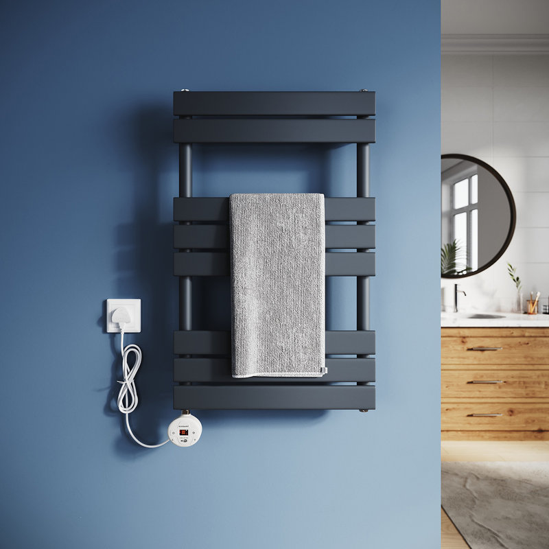 80*50*6.2cm, Smart WiFi-Enabled Heated Towel Rail with Multi-Mode Heating Solution, Anthracite