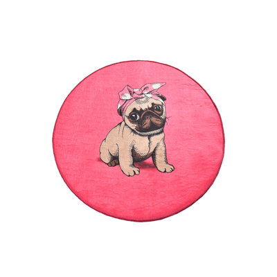 Premium Bathmat, 39.4-Inch Diameter, 100% Polyester, Antiallergic, Dust & Stain Repellent, Non-Slip Underside | Machine Washable at 86°F, 700 GSM | Soft & Durable for Bathroom Safety and Comfort