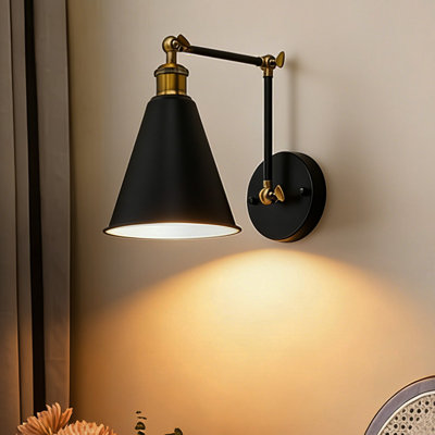 Usko 1 Light Swing Arm Wall Sconce