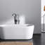 Robinet de baignoire autoportant avec douche à main-129591248