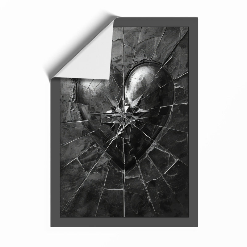 Metallic Geometry Industrial - Framed Print, A3 - 42.0 x 29.7 cm, Unframed