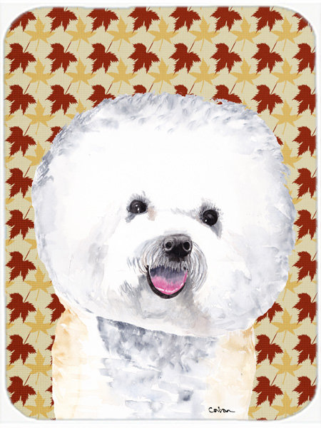 Planche à découper en verre à bichon bichon frisé east urban home