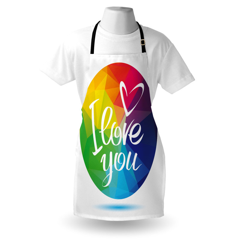 No Pattern Bib Apron