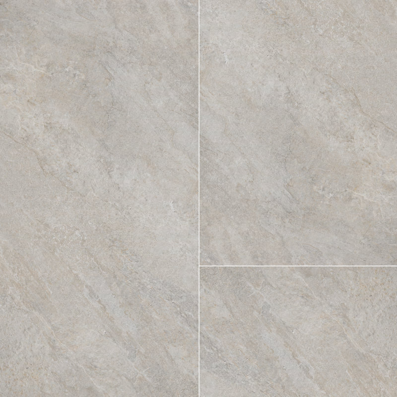 Pavé aspect pierre de porcelaine mat 24 po x 48 po x 0,79 po Sterling (8 pieds carrés / unité, 1 pièce)