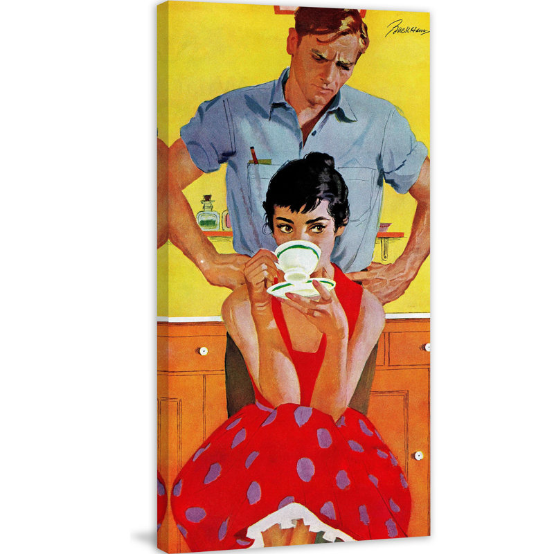 Too Late to Make Up 1 Piece Wrapped Canvas Painting, 91cm H x 46cm W