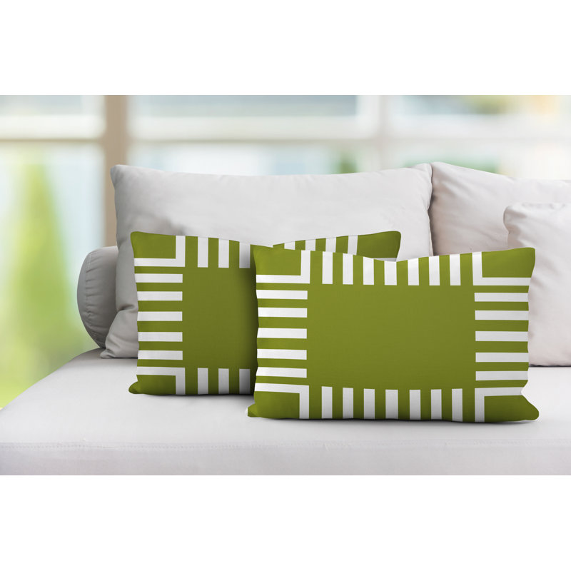  Coussin décoratif intérieur / extérieur sans ajout décoratif, Chartreuse