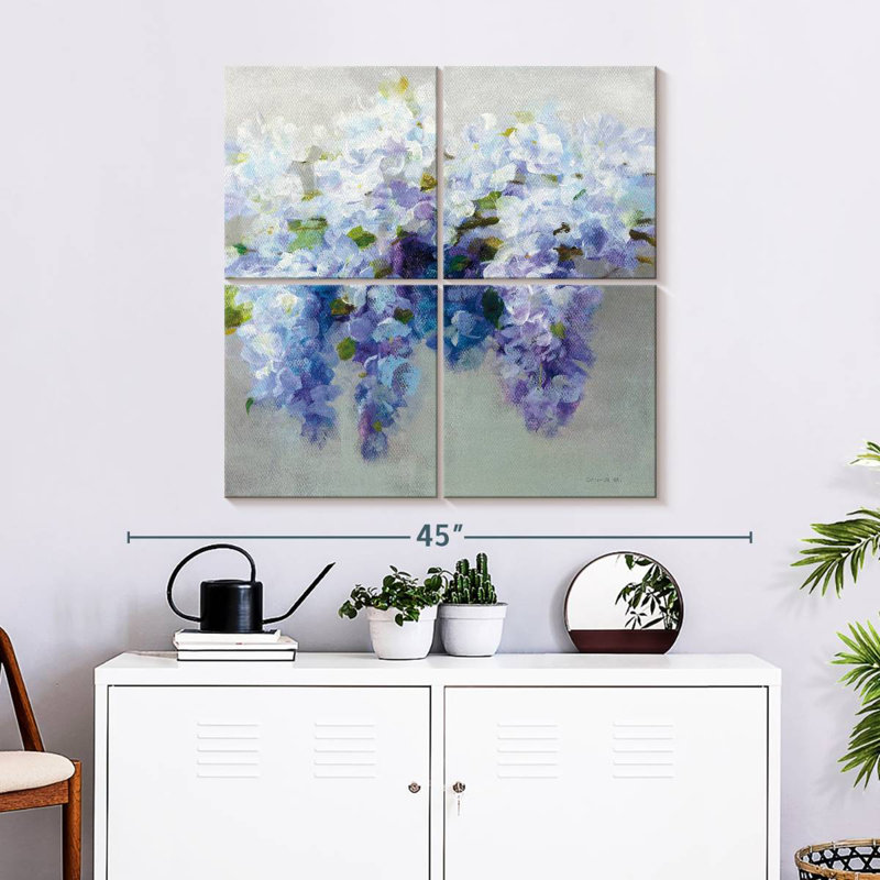 Harnek Delicate Wisteria, 32" H x 32" W