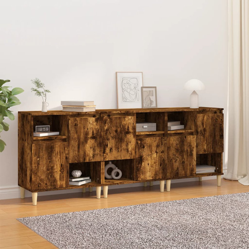 Leenah 60cm Sideboard, Smoked Oak