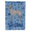 Caniche en polyester à 2 côtés 40 x 28 po standard welcome drapeau maison-957492941