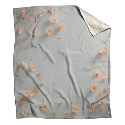 Jeté polaire Wildflowers - Jetés floraux pour canapés ou lits