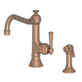 Jacobean Single Handle Kitchen Faucet with Side Spray