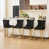 Black Seat/Gold Legs/Velvet
