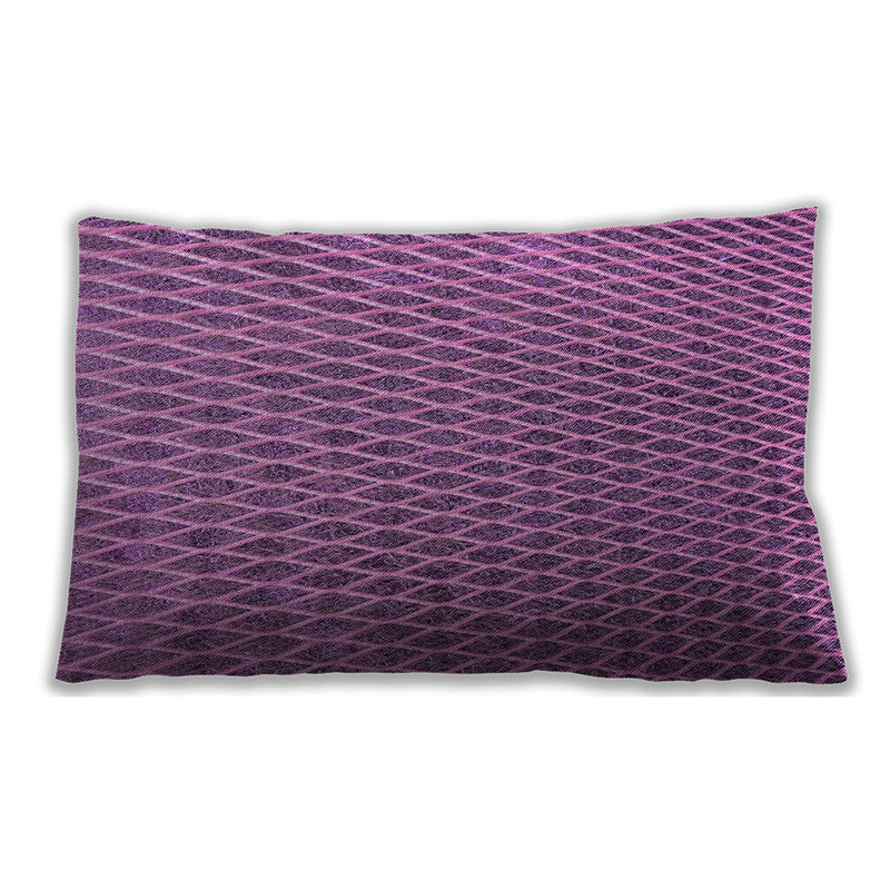 Coussin à motifs 3967, Synthétique, Mauve