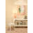 Scalloped Edge Rectangular Frame With Oval Mirror-132710023
