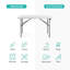 Table pliante en plastique, portatif extérieur / extérieur robuste avec poignée, serrure pour pique-nique-101662994