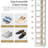 6 Pair Shoe Rack