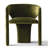 5-Piece Mid-Century Round Dining Set With Oak Finish Pedestal Table For 4-1860132062