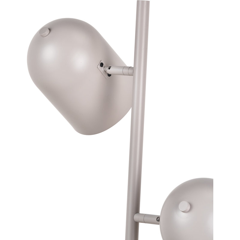 Finn 160cm Matte Task Floor Lamp, Red, Red