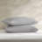 Premium King Sateen Sheets And Sheet Sets, Egyptian Cotton, Grey, 2-piece Pillowcase Set
