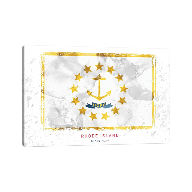 West Virginia par Walldecoraddict - Toile tendue, estampe numérique sur toile tendue, H 26 po x l 40 po x 1,5 po