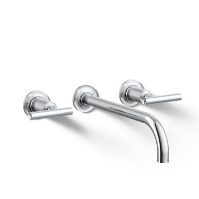 Purist Wall-Mounted Bathroom Sink Faucet