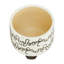 S/2 Ceramic 6/8" Scribble Footed Planter