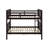 Full Over Full Bunk Bed With Ladder-867652892