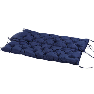 Dark Blue Cushions For Outdoor 3 Swing, Patio Seat Swing & Bench Patio, 3 Comfort