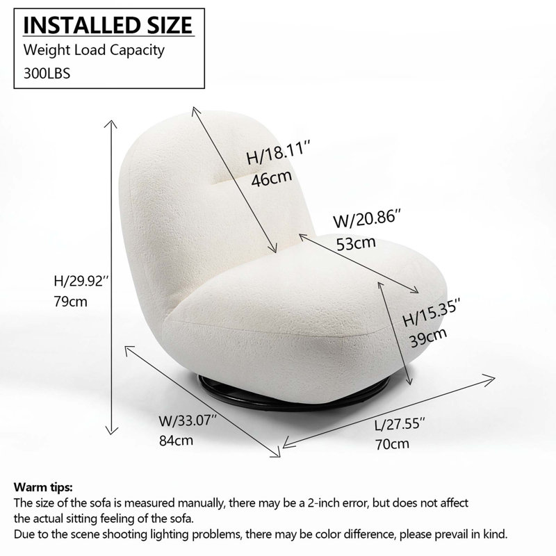 Fauteuils d'appoint, Velours blanc