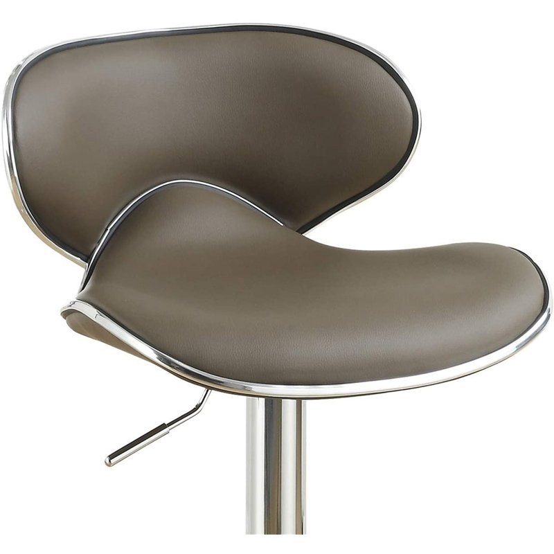 Ensemble de 2 tabourets de bar en espresso et similicuir espresso