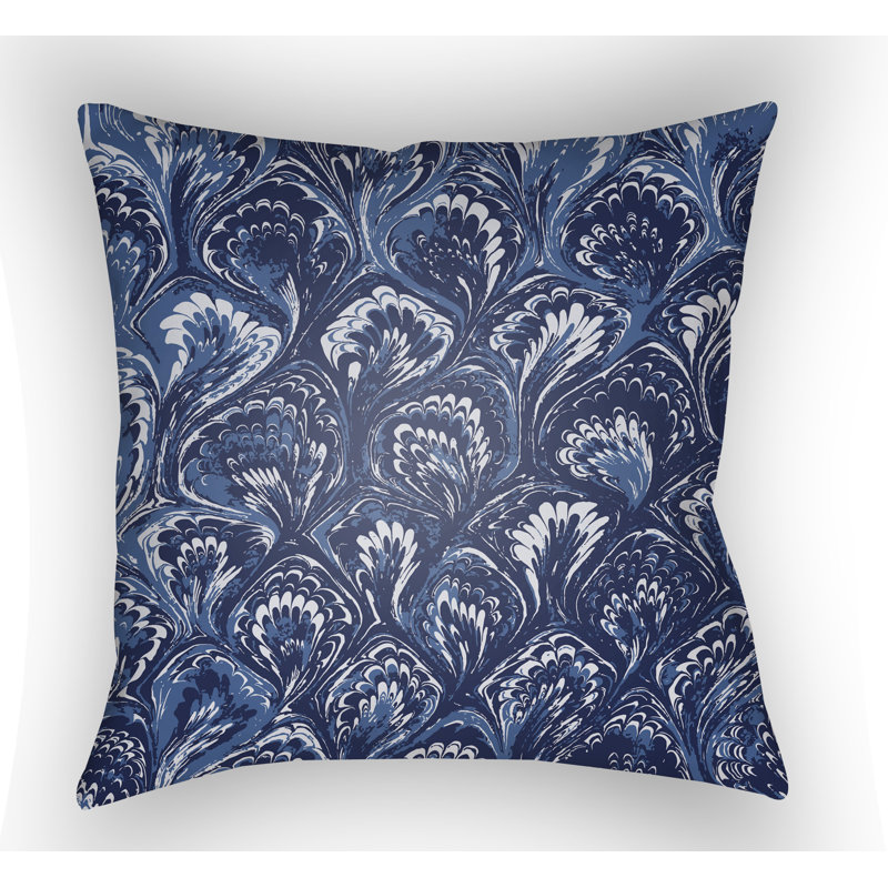Coussin décoratif Textures, H 18 po x l 18 po x P 4 po, Bleu