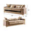 Canapé-lit rembourré 88 po Sombir-1802257649