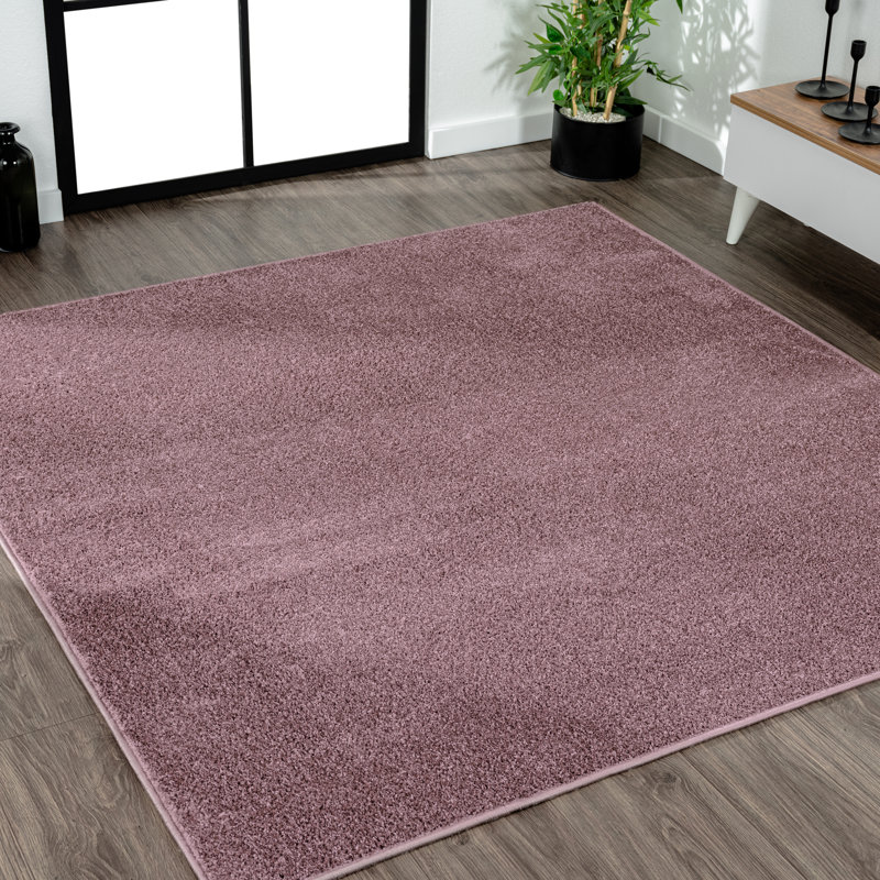 Tapis violet clair Haze, Carré 9 pi
