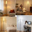 Lampe sur pied moderne de 66,5 pouces de haut avec température de couleur 3 et interrupteur au pied-175359634