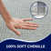 Azriah Luxury Chenille Super Soft Absorbent Microfiber Rectangle Non-Slip Bath Rug
